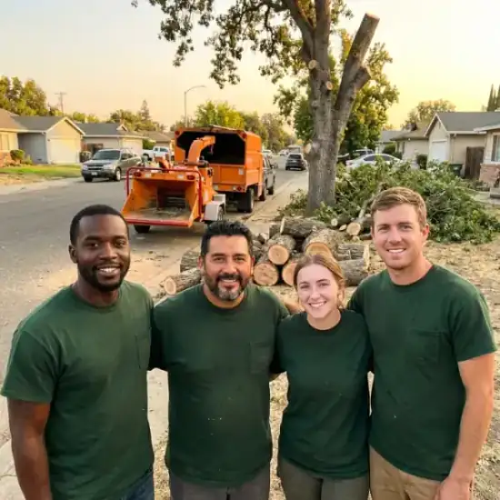 Arborist Action crew after a Orlando tree removal job
